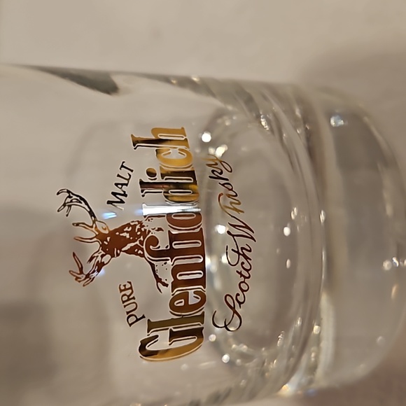 Pure Malt Glenfiddich Scotch Whiskey Old Fashion Set of 2 & 1 Shot Glass Barware - Picture 5 of 7